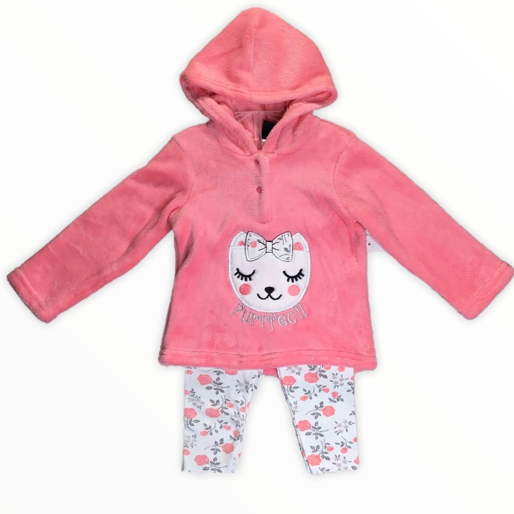 2pc Girls Set Terry Jacket & Leggings 18M NEW NWT